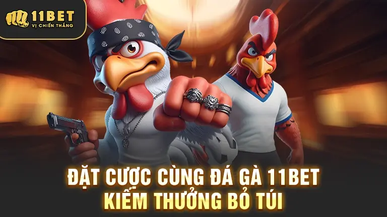 Đặt cược đá gà 11BET kiếm thưởng