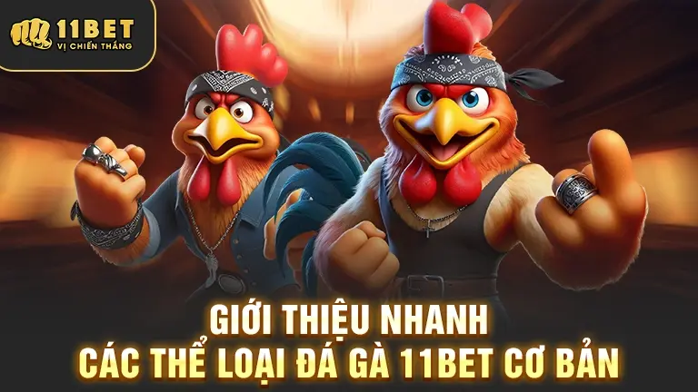 Thể loại đá gà 11BET cơ bản