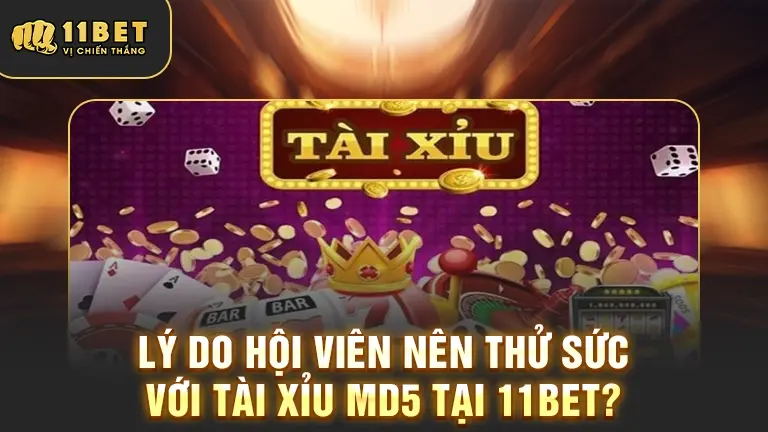 Lý do chơi Tài Xỉu MD5 11BET